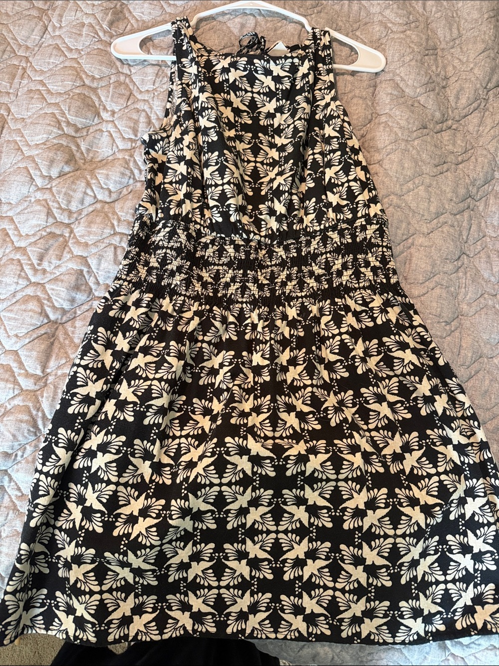 Universal Thread Black and White Floral Sundress
